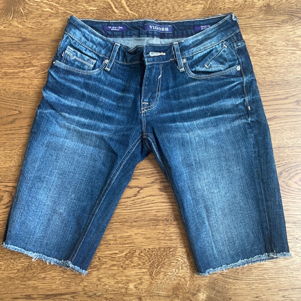 Vigoss Blue Denim Cut-Off Shorts